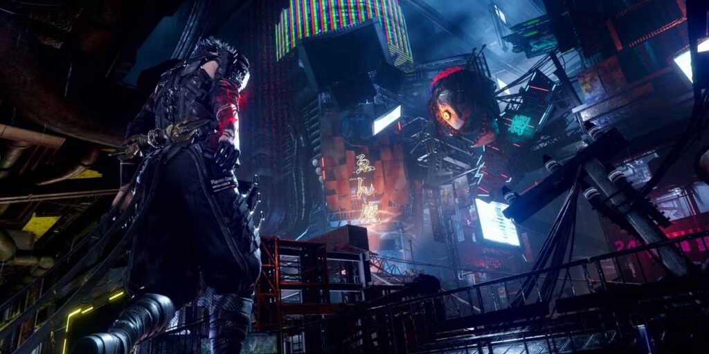 Ninja Gaiden 4: Yakumo esplora una Tokyo Cyberpunk.