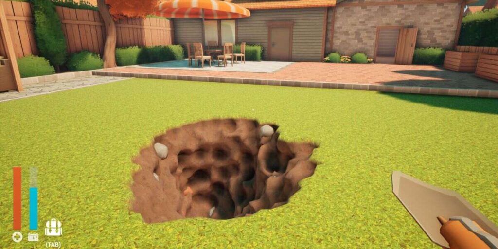 A Game About Digging A Hole - Arriva su Console
