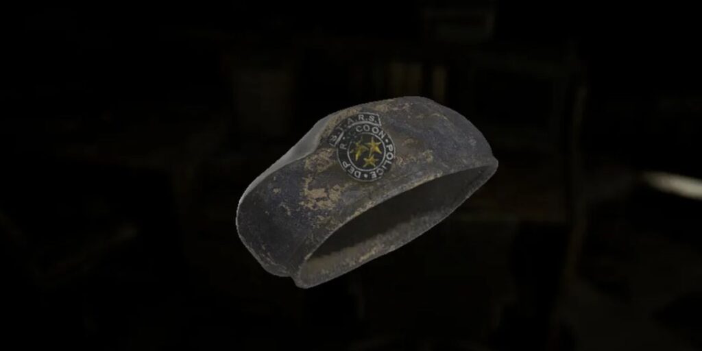 Immagine di un distintivo segreto di Resident Evil 9 Requiem.
