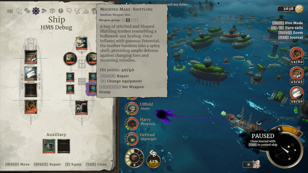 Sea Of Rifts Recensione: gestione dell'equipaggio e orrori marini nel sandbox RPG | Anteprima