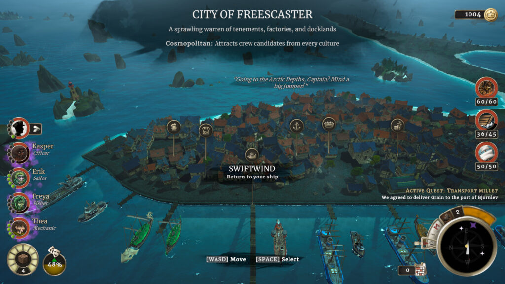 Sea Of Rifts Recensione: gestione dell'equipaggio e orrori marini nel sandbox RPG | Anteprima