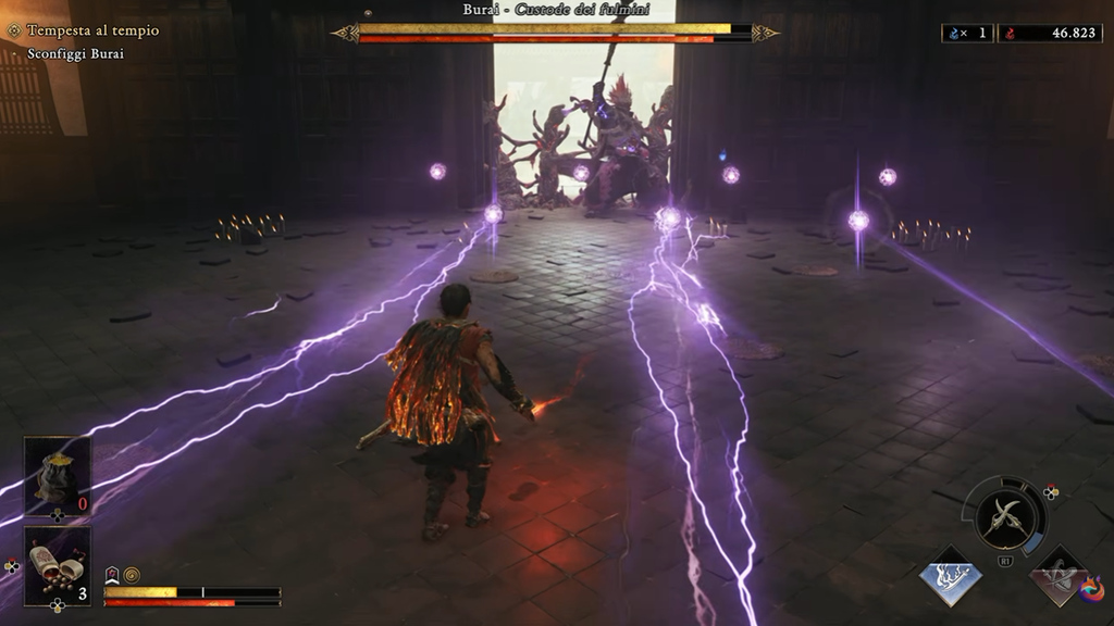 Onimusha Walkthrough Parte 4: Scendono le Ombre, Tempesta al Tempio e Vivere è Soffrire - Scopri la guida completa alla Parte 4 di Onimusha: Way of the Sword. Soluzioni dettagliate per le missioni Scendono le ombre, Tempesta al Tempio e Vivere è soffrire, con strategie avanzate per sconfiggere i boss Burai, Custode del Fulmine e Ganryu.