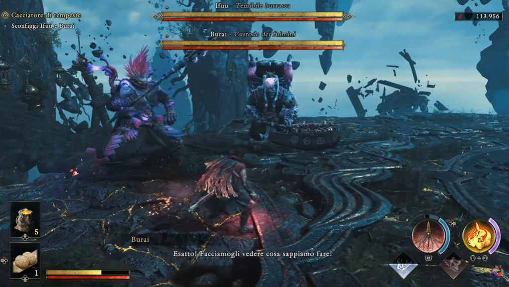 Onimusha: Way of the Sword – Guida Completa al Walkthrough Parte 6: Una distrazione maledetta, Cacciatore di Tempeste, Ifuu e Burai Boss Fight, 