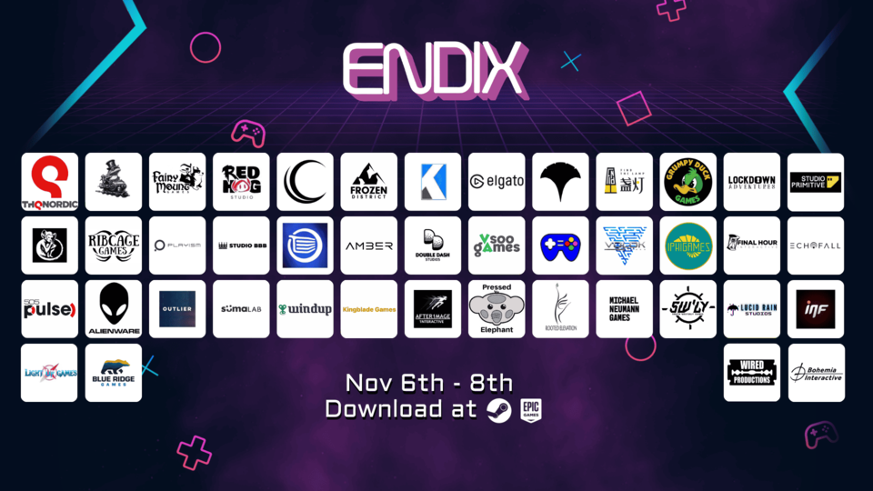 ENDIX Expo svela la lineup di novembre 2026: oltre 50 giochi e grandi publisher nella fiera virtuale gratuita